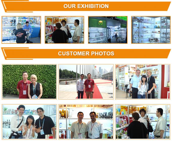 Dreifarbige Verzügelung Frosted Coupe Glas kundenspezifisch gesprühte Farbe 6