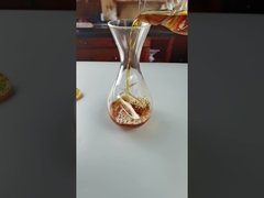 the twisted swirling wine decanter