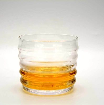 Anti Skidding Handmade Whiskey Glass With Wave Pattern