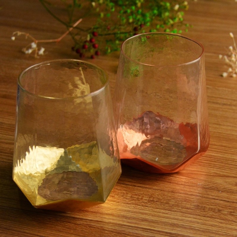 Qualität Anpassen von Goldfolie Glas für Wein usine
