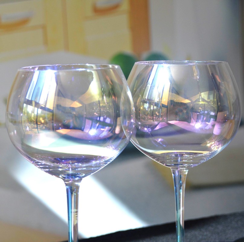 Qualität Riesengoldfarbenen Ballon 23 Oz Kristallweinglas usine