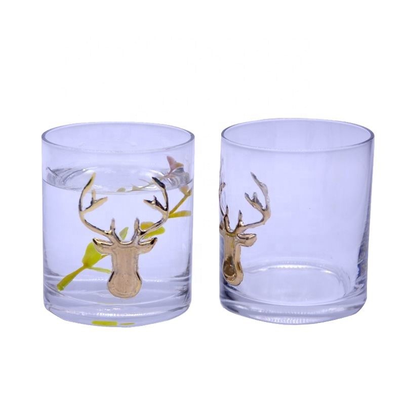 Qualität Dekoratives rundes, persönliches Whisky-Glas für Weihnachten usine