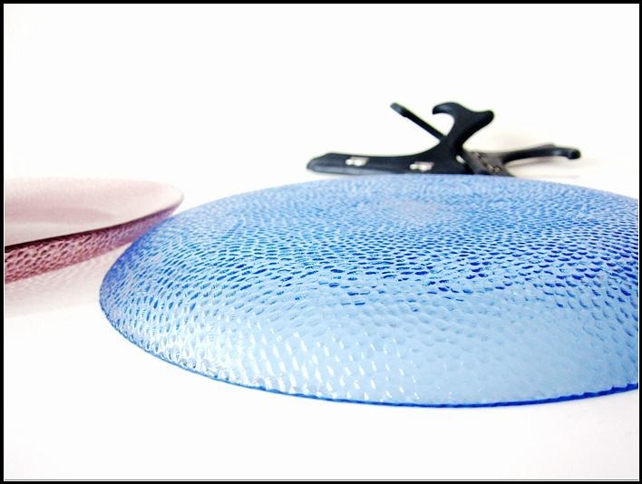 Qualität 10 Zoll transparente Kante Farbtöne Farbglas-Ladegeräte usine