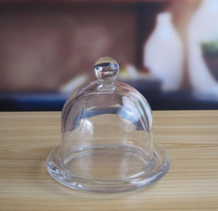 Qualität Kleine runde Glasbehälter mit Deckel, Glasküchenkanister usine