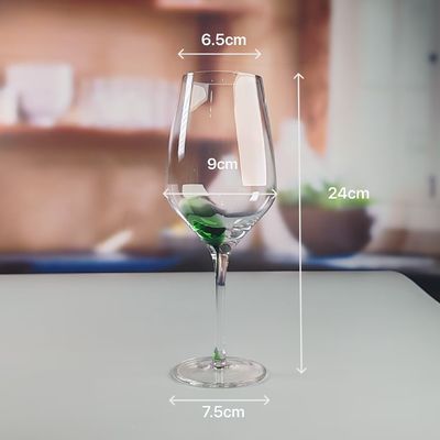 Qualität 530 ml Volumen kundenspezifischer Handblasen klares Rotwein Glas Martini Glas geeignet für Partys langlebige stilvolle Probe innerhalb von 7 Tagen usine