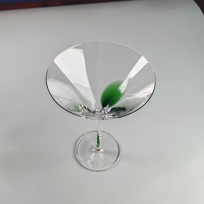 Qualität 530 ml Volumen kundenspezifischer Handblasen klares Rotwein Glas Martini Glas geeignet für Partys langlebige stilvolle Probe innerhalb von 7 Tagen usine