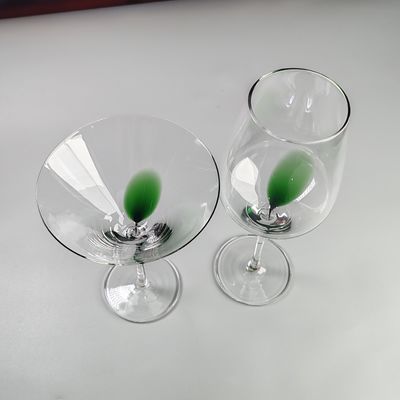 Qualität 530 ml Volumen kundenspezifischer Handblasen klares Rotwein Glas Martini Glas geeignet für Partys langlebige stilvolle Probe innerhalb von 7 Tagen usine