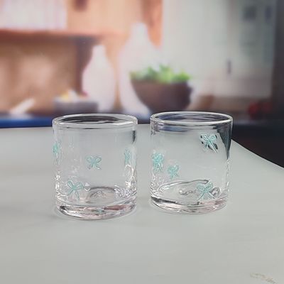 Qualität 14oz Valentinstag Dekorativ DOF Glas Bowknot Wasser Tumbler Gläser Mexiko Icon Rock Glasbecher für Hochzeitsfeier Geschenk usine