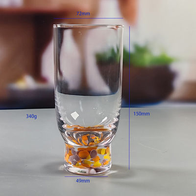 Qualität Handgefertigtes modernes Design Farbiges Cocktail Trinkgläser Custom Confetti Getränke Highball Glas usine