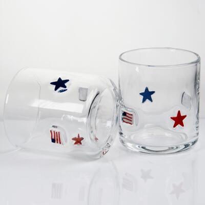 Qualität Handgeblasener patriotischer Ikonglas mit 400 ml Fassungsvermögen - Klarer Tumbler für Whisky und Cocktails usine