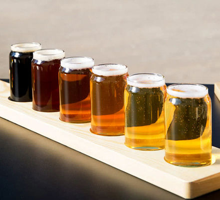 Qualität 250 ml eigene Biergläser mit Logo-Druck usine