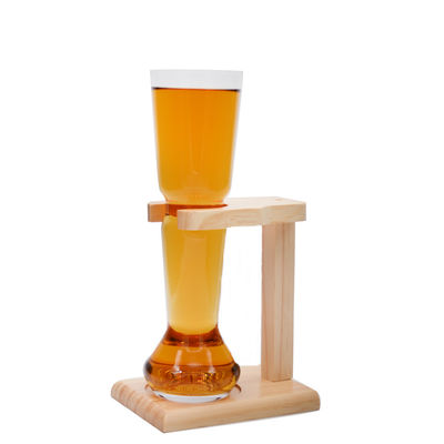 Qualität Handwerk Biergläser mit Holzstand usine
