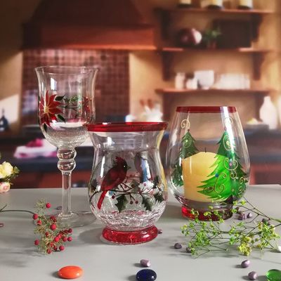 Qualität Eiskrack Klassische amerikanische Glas Hurrikan Kerzenhalter usine