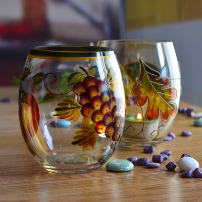 Qualität Ei-förmige, schöne Farben Glas-Zylinder-Kerzenhalter, Glas-Votive-Kerzenhalter usine