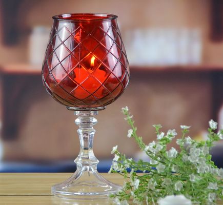 Qualität Handgefertigte alten Säulen-Kerzenhalter mit Silberfuß usine