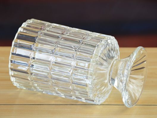 Qualität Schwerlastfähige Fußpfeiler Glaskerzenhalter, Klarglaskerzenhalter als Blumenvase usine