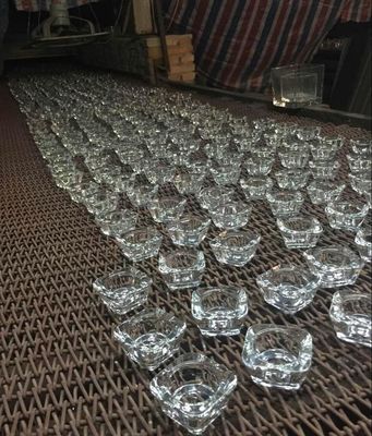 Qualität Mini-Größe Sqaure Glas Votive Kerzenhalter für Tealight usine
