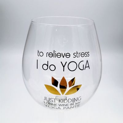 Qualität Mundgeblasene 750 ml große Kristallweingläser, Kristallrotweingläser usine