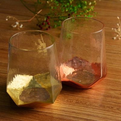Qualität Anpassen von Goldfolie Glas für Wein usine