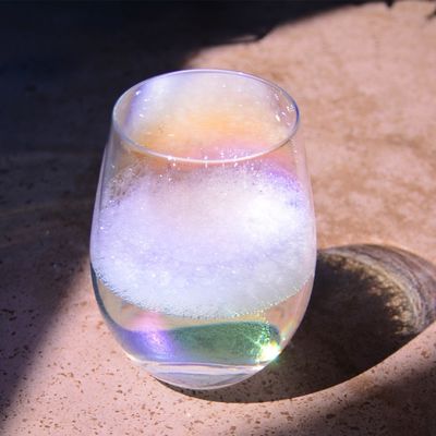 Qualität Ionenbeschichtete Regengläser 16 Unzen Stammlose Weingläser, antike Kristallweingläser usine