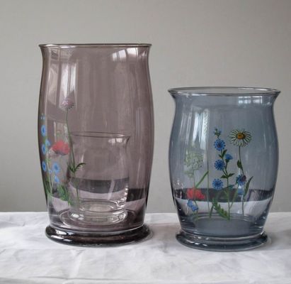 Qualität Klassische Antike Farbglas 12 Zoll Glas Vase usine