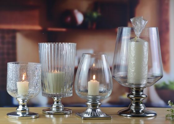 Qualität Handgeblasene Vintage-Höhe-Kristall-Vasen für Mittelstücke usine