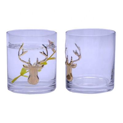 Qualität Dekoratives rundes, persönliches Whisky-Glas für Weihnachten usine