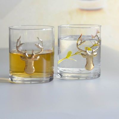 Qualität Dekoratives rundes, persönliches Whisky-Glas für Weihnachten usine