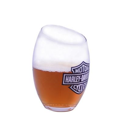 Qualität 10oz handgefertigtes Whisky Glas mit Farblogo usine