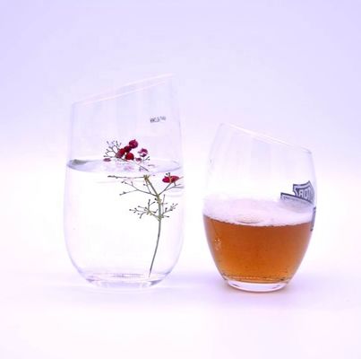 Qualität 10oz handgefertigtes Whisky Glas mit Farblogo usine