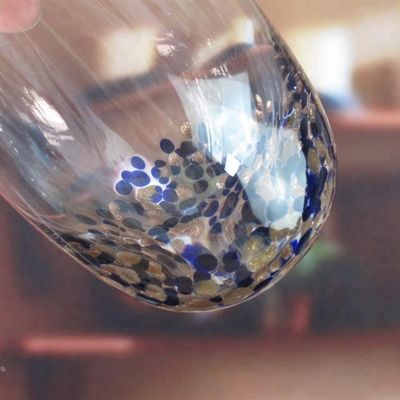 Qualität Gold Stein Boden Glas SGS 300 ml handgefertigte Whisky Glas usine