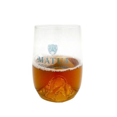 Qualität 14 Oz Whisky-Gläser mit Kreativ-Eis-Berg-Boden usine