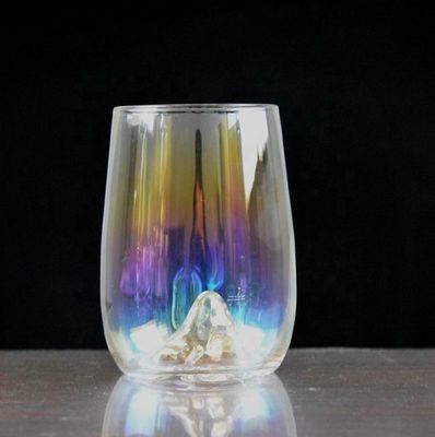 Qualität 14 Oz Whisky-Gläser mit Kreativ-Eis-Berg-Boden usine