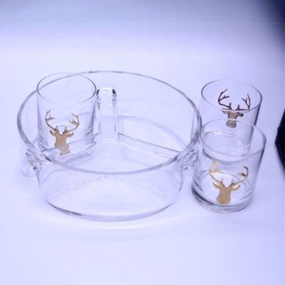 Qualität Handgefertigte Glasfruchtplatte usine