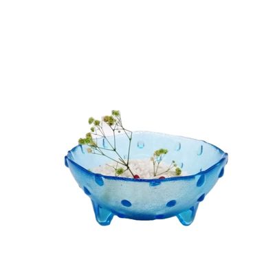 Qualität Einzigartige 3-Fuß-Glas-Ladegeräte für Obst und Dessert usine