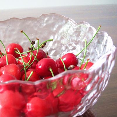 Qualität Hämmermuster unregelmäßige Form Kristallsalat-Servierschüssel usine