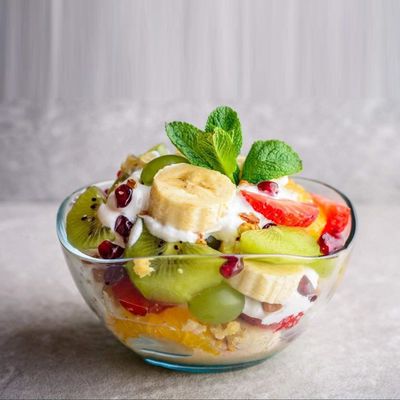 Qualität Durchsichtige, langlebige Wellenrand Glas Ladekörbe, Fruchtsalat Glasschüssel usine