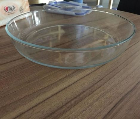 Qualität Wärmebeständige Borosilikat-Rundladeplatten für Mikrowellen usine