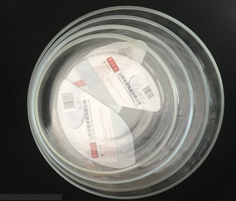 Qualität Wärmebeständige Borosilikat-Rundladeplatten für Mikrowellen usine