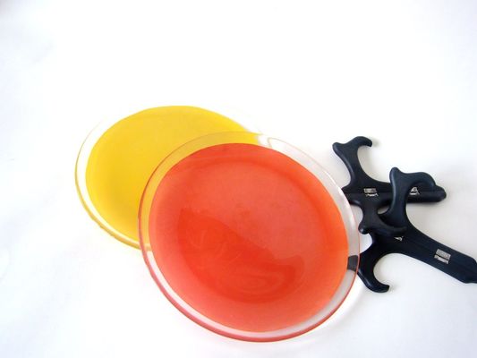 Qualität 10 Zoll transparente Kante Farbtöne Farbglas-Ladegeräte usine