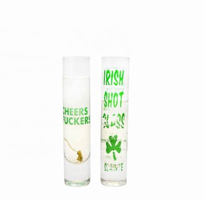 Qualität Lange, funkelnde Kristall-Cocktail-Gläser mit Farbdekal usine