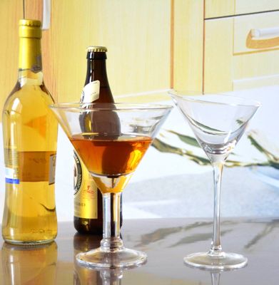 Qualität Einzigartige Anpassung Dicke Stamm Kristall Cocktail Gläser usine