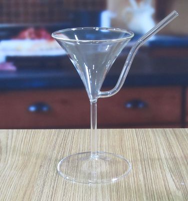 Qualität Borosilikat-Vintage-Cocktail-Gläser mit Stroh usine