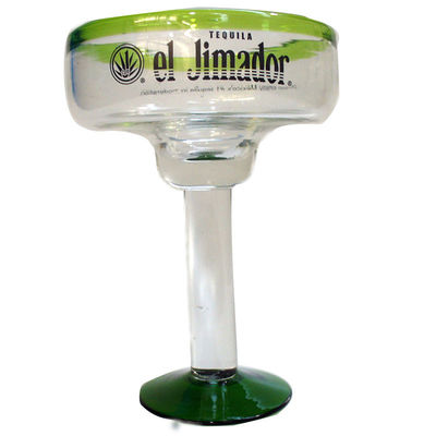 Qualität Mexikanischer Stil Grüne Farbe Rand Einzigartige Kristall Cocktail Gläser usine