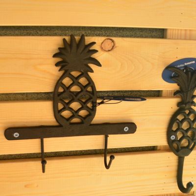 Qualität Ananas Vintage Wandschlüsselbügel Gusseisen Handwerk usine