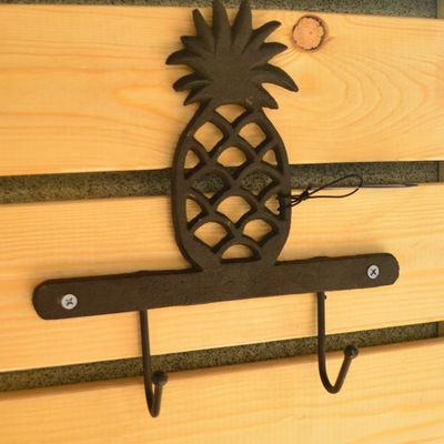 Qualität Ananas Vintage Wandschlüsselbügel Gusseisen Handwerk usine