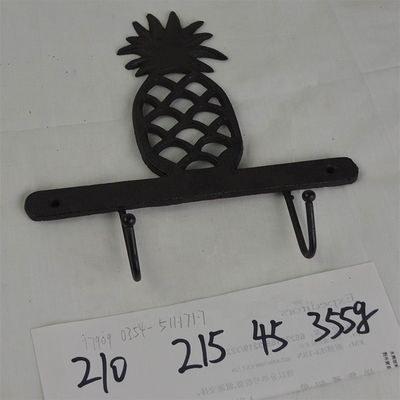 Qualität Ananas Vintage Wandschlüsselbügel Gusseisen Handwerk usine