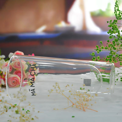 Qualität Doppelwand, hitzebeständig, rundes, hohes Glas usine