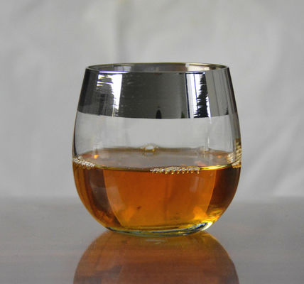 Qualität Platin-Tumbler-Tränkgläser mit Silberfelg, Ionplattierung usine