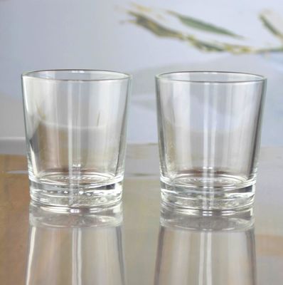 Qualität Großhandel Konzise Tumbler Trinkgläser kundenspezifisch geprägtes Blumenmuster Doppel Old Fashion Glasbecher usine